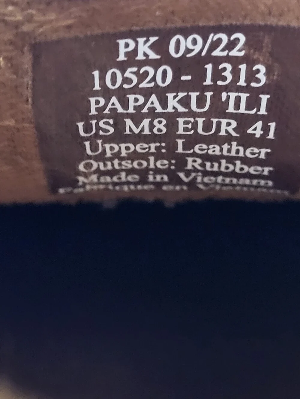Olukai Boots Mens Size 8 Papaku 'Ili Chukka Mustang Leather Round Toe Ankle